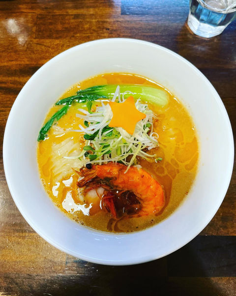 「【限定】エビークリスマス」@CLAM＆BONITO貝節麺RAIKの写真