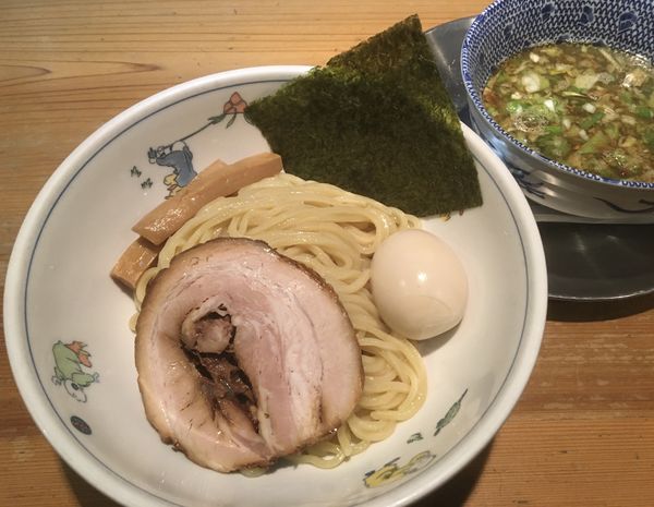 「味玉塩つけめん(限定:もちもち麺変更)」@中華そば 一楽の写真