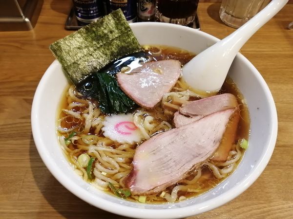 「手打中華　750円」@白河中華そば こすがの写真