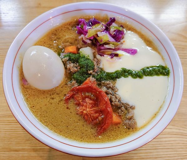 「牛味噌そば(ﾛｰｽﾄﾐﾃﾞｨﾄﾏﾄ付)【期間·数量限定】」@麺 㐂色の写真
