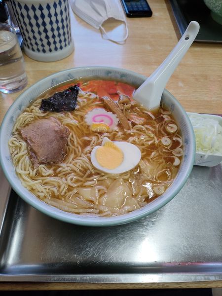 「ワンタンメン、ねぎ」@大勝軒 北習志野店の写真