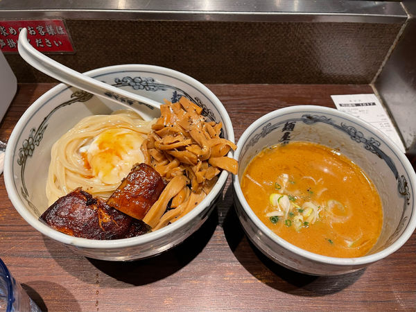 「濃厚チャーシューつけ麺＋メンマ」@麺屋武蔵 神山の写真