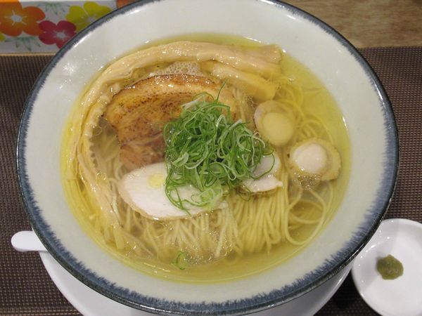 「ホタテ塩そば（860円）」@麺や 笑華の写真