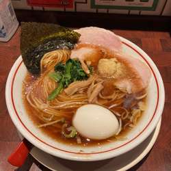 生姜醤油ラーメン　味玉