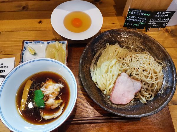 「FeeLつけ麺＋出汁卵」@Ramen FeeLの写真