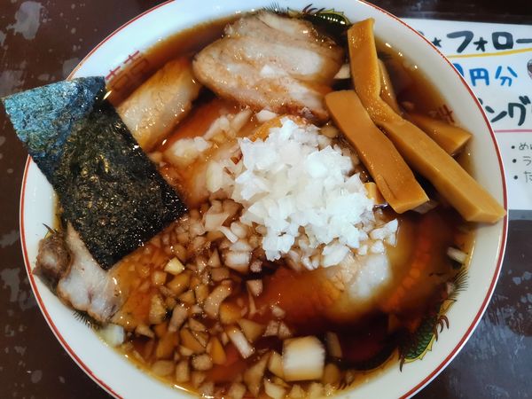 「竹岡式ラーメン」@中華そば 喜楽商店の写真