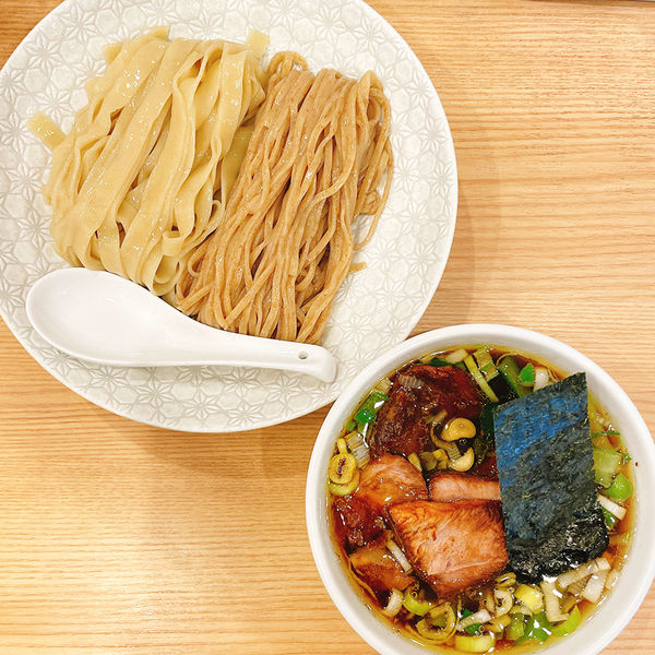 「チャーシュー合盛りつけめん」@麺や 麦ゑ紋の写真