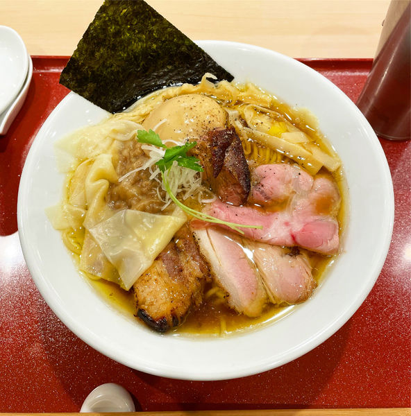 「蔵出し醤油」@麦と麺助 新梅田中津店の写真