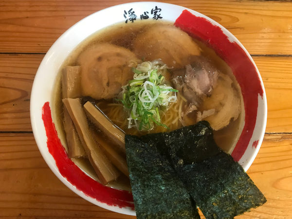 「チャーシュー中華そば(3枚入り)」@浄心家の写真