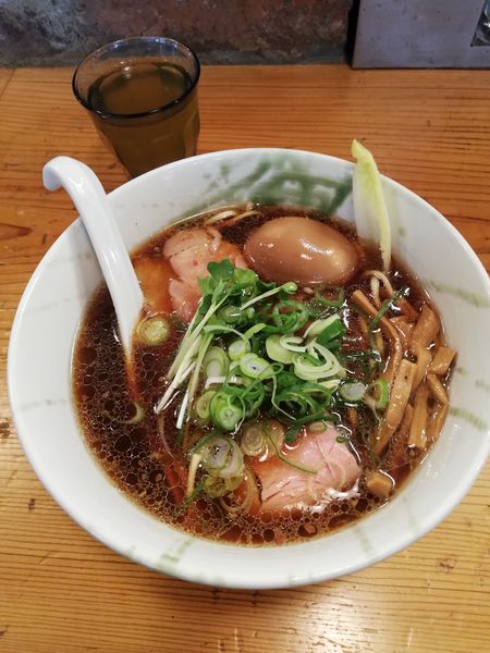 「ラーメン 煮卵 生姜ダレ合え麺」@ロ麺ズの写真