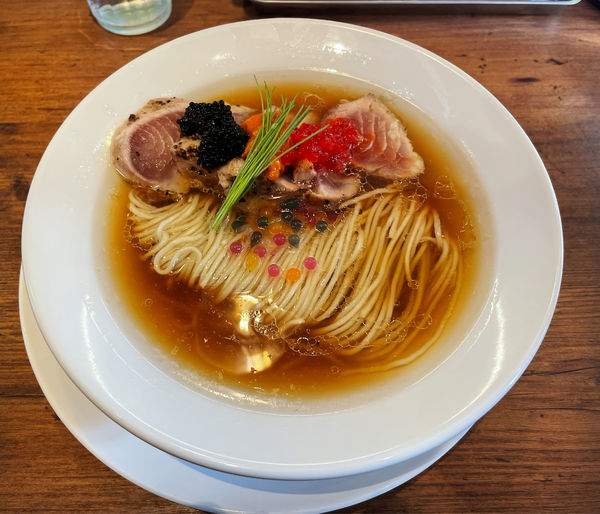 「限定　マグロ淡麗中華そば」@麺屋58の写真