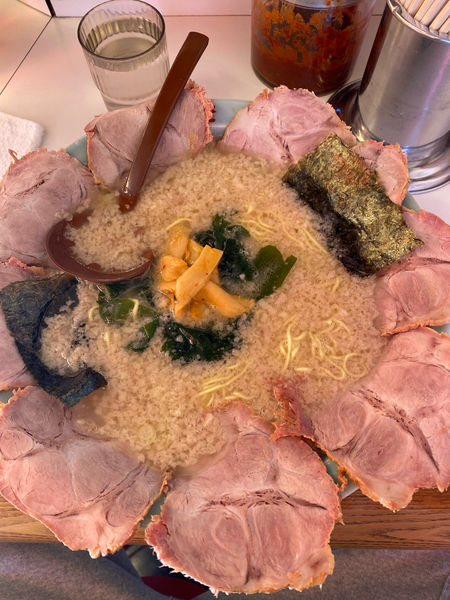 「チャーシューメン950円➕中盛100円➕こってり」@壱発ラーメン 福生店の写真