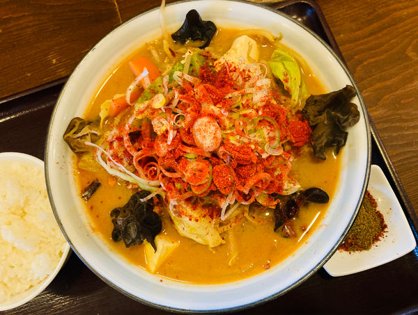 「【限定】蒙古タンメンおもと＋痺辛」@節系とんこつらぁ麺 おもとの写真