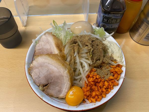 「まぜそば」@鷹の目 獨協大学前本店の写真