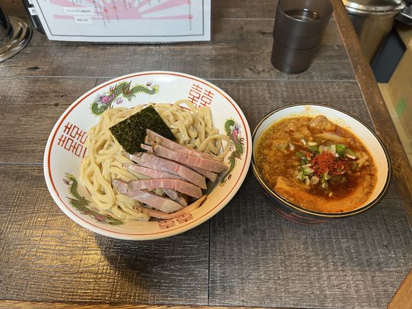 「辛つけ麺」@ラーメン カラテキッドの写真