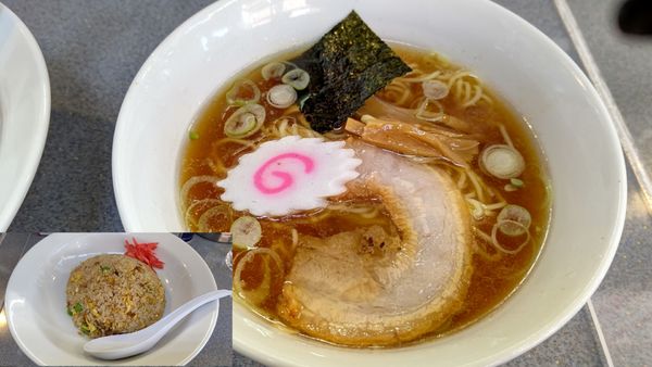「チャーハン半ラーメン（ﾁｬｰﾊﾝｾｯﾄ）」@TAROの写真