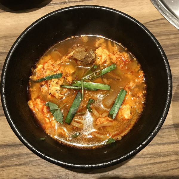 「カルビラーメン」@国産牛焼肉くいどん 都築店の写真