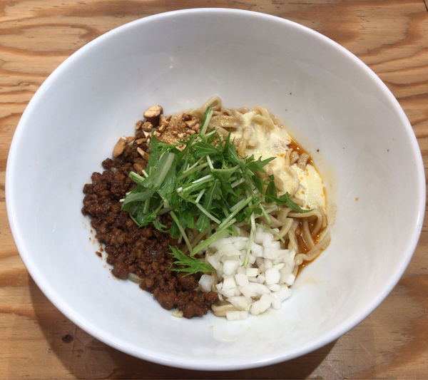 「濃厚スパイスまぜそば（850円）」@オカモト醤油ヌードルの写真