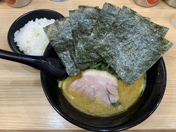 「のりラーメン 650円」@せい家 所沢店の写真