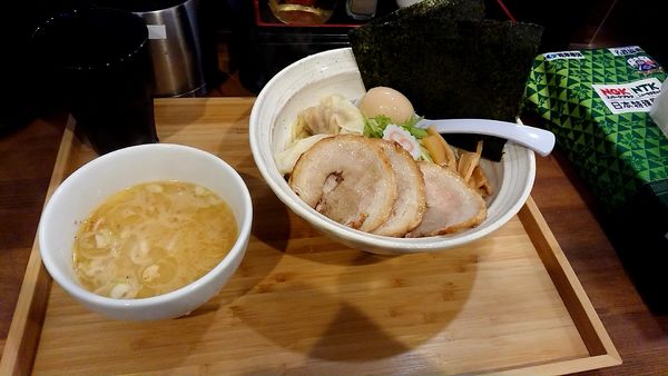 「特製濃厚鶏白湯つけ麺1350円 ※金曜日限定」@らぁめん 麺彩家の写真