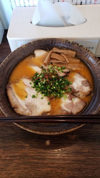 「吟醸味噌790円＋チャー増し300円」@麺屋 三四郎の写真