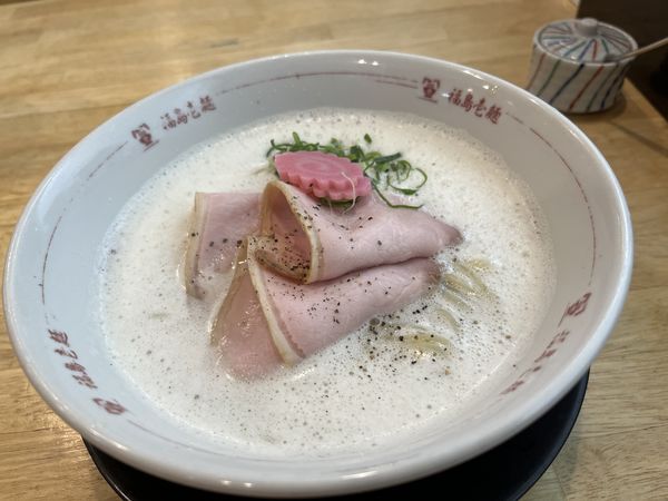 「濃厚鯛塩ラーメン 800円」@福島壱麺の写真