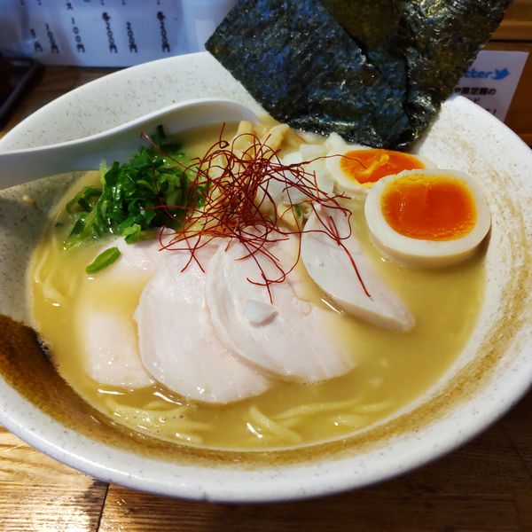 「特製濃厚鶏白湯（￥1,000）」@麺匠ようすけ 鶏煮亭の写真