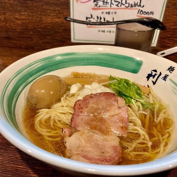 「☆本日限定　いかそば☆」@自家製麺 麺屋 利八の写真
