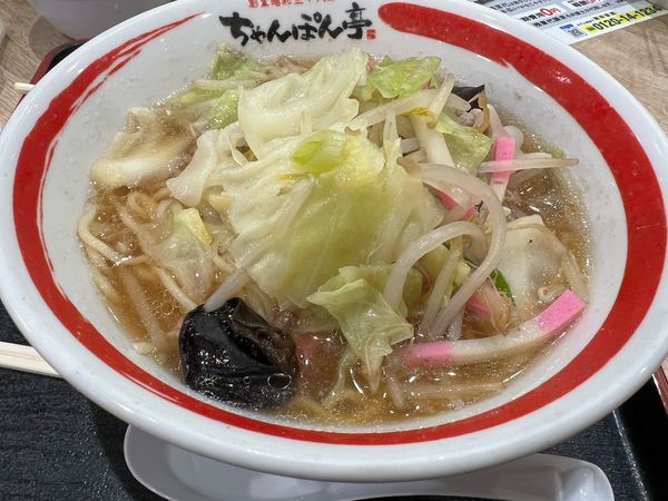 「近江ちゃんぽん　890円」@ちゃんぽん亭総本家 甲賀土山SA店の写真