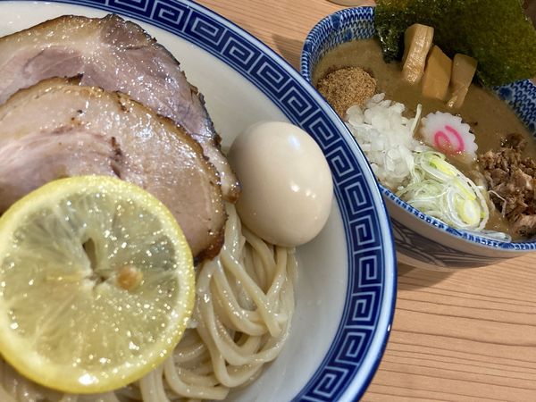 「つけ麺大盛り　特製」@狼煙 浦和店の写真