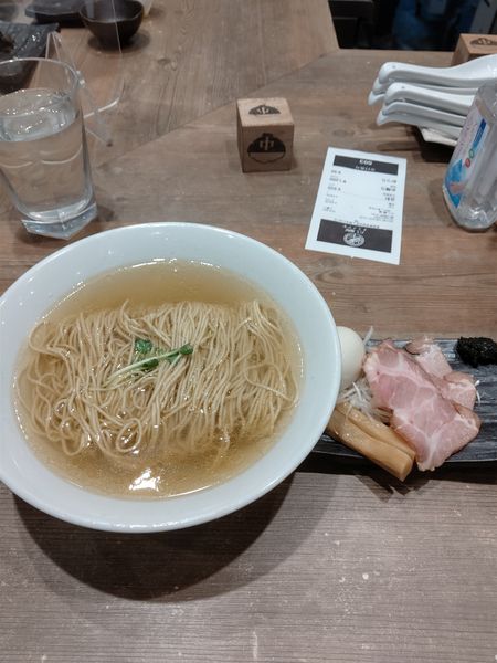「だし麺  塩  +味玉」@だし麺屋 ナミノアヤの写真