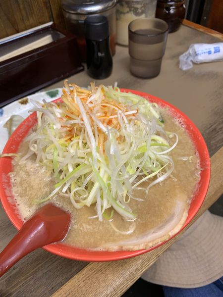 「ネギ味噌ラーメン」@らーめん弁慶 堀切店の写真