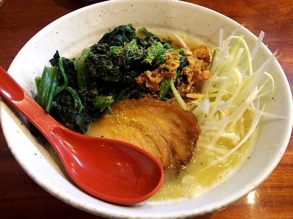 「とりそば+れん草増し」@我流らーめん 心瀧の写真