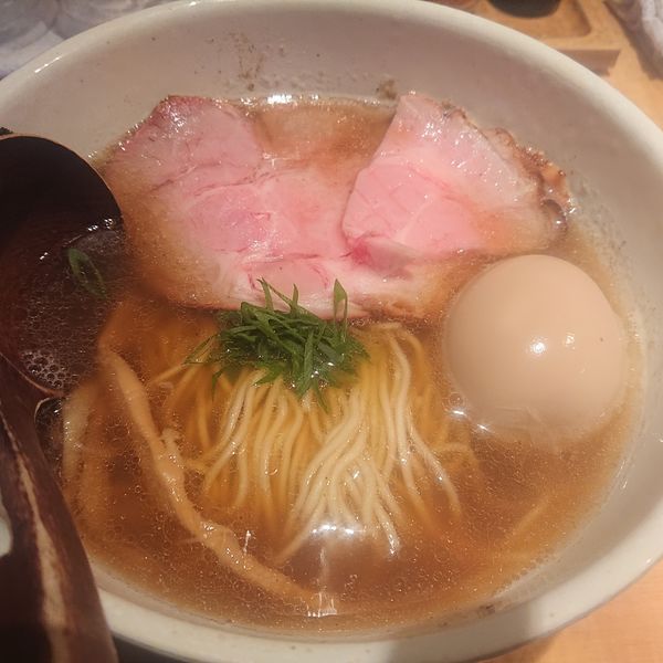 「味玉そば1000円」@中華蕎麦 蘭鋳の写真