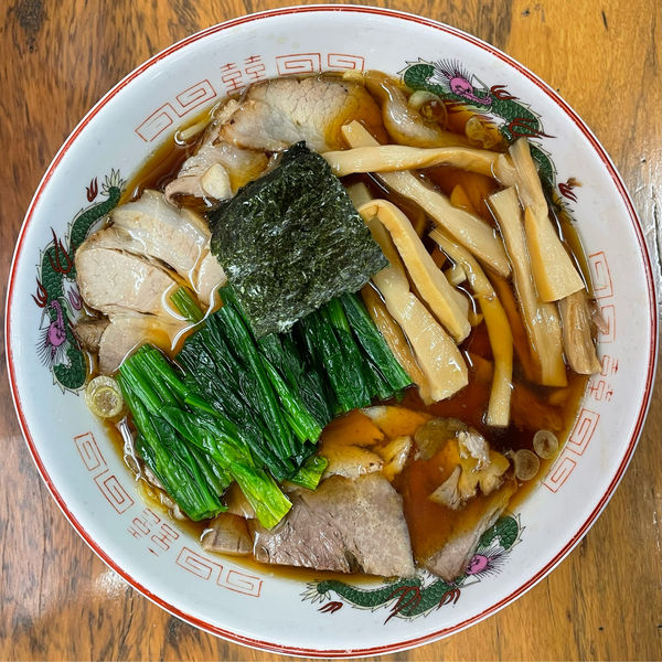 「チャーシューメン＋ほうれん草＋メンマトッピング」@ラーメン フーマの写真