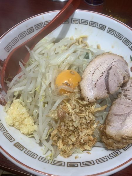 「ミニ　汁なし」@豚山 白楽店の写真