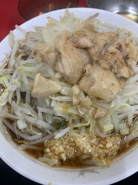 「小ラーメン豚2枚」@ラーメン二郎 越谷店の写真