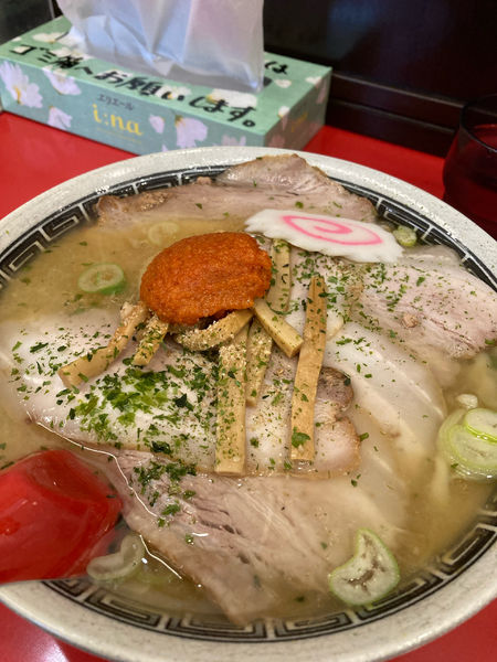 「辛味噌チャーシューメン」@龍上海 赤湯本店の写真