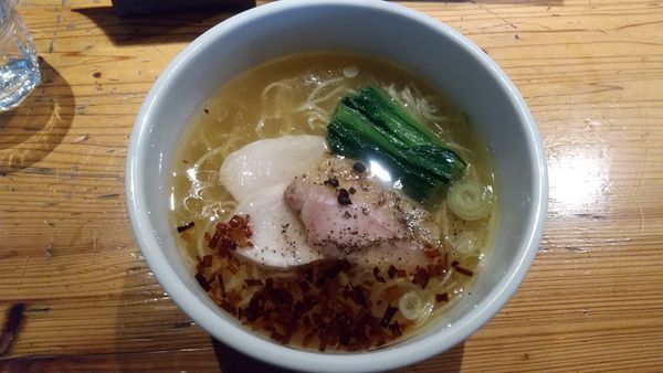 「本日の地鶏中華そば塩1000円」@麺処 図鑑の写真