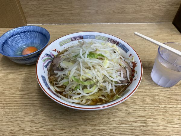 「TARO（あまいの）　¥850  ＋生卵 ¥50」@ラーメン二郎 栃木街道店の写真
