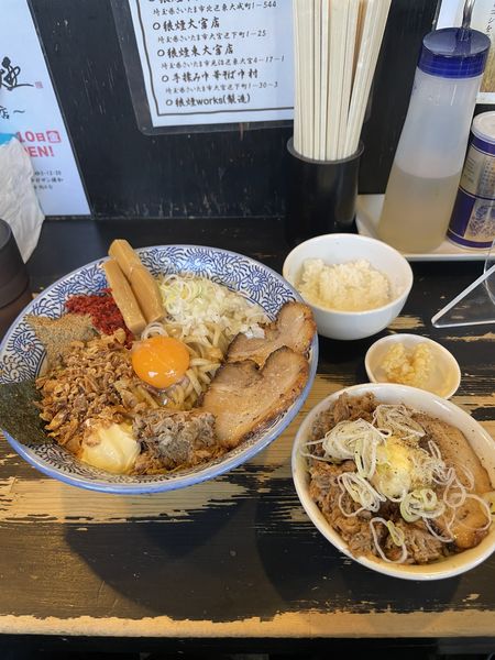 「まぜそば大」@狼煙 〜NOROSHI〜の写真