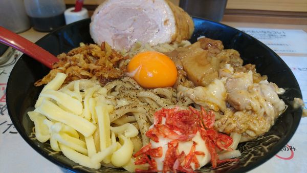 「まぜそば(中) 1000円」@まぜそば専門店 NANAKIの写真