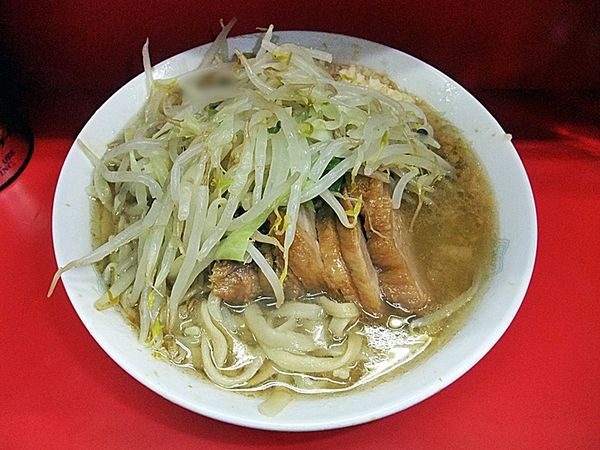 「小豚　麺半」@ラーメン二郎 三田本店の写真