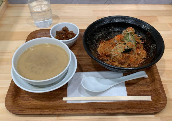 「辛ばけ 牛たんラー油」@中華蕎麦 ます嶋 稲毛店の写真