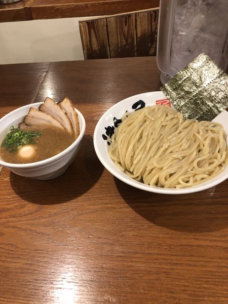 「味玉つけ麺　特盛」@つけ麺津気屋 武蔵浦和の写真