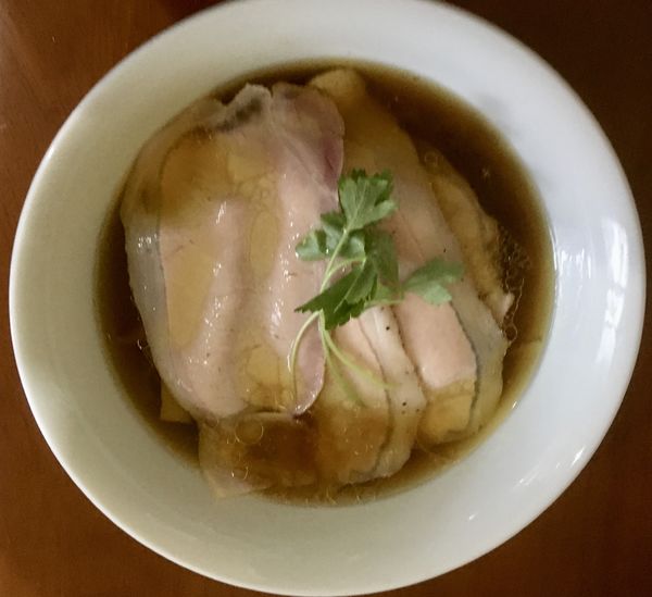 「チャーシュー鶏そば 1000円」@らぁめん サンドの写真