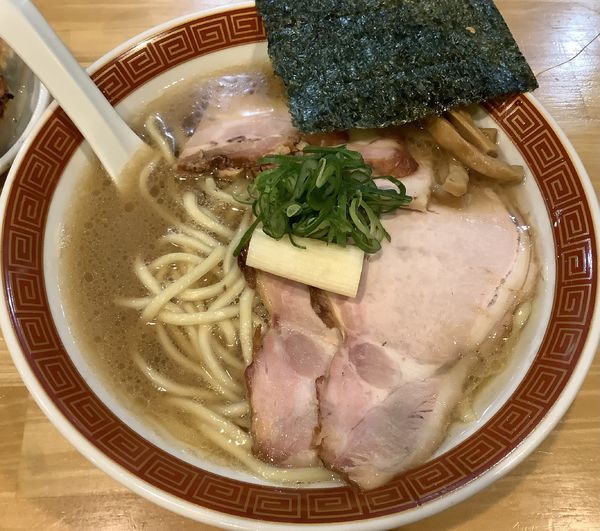 「[限定]豚骨ラーメン」@川の先の上の写真