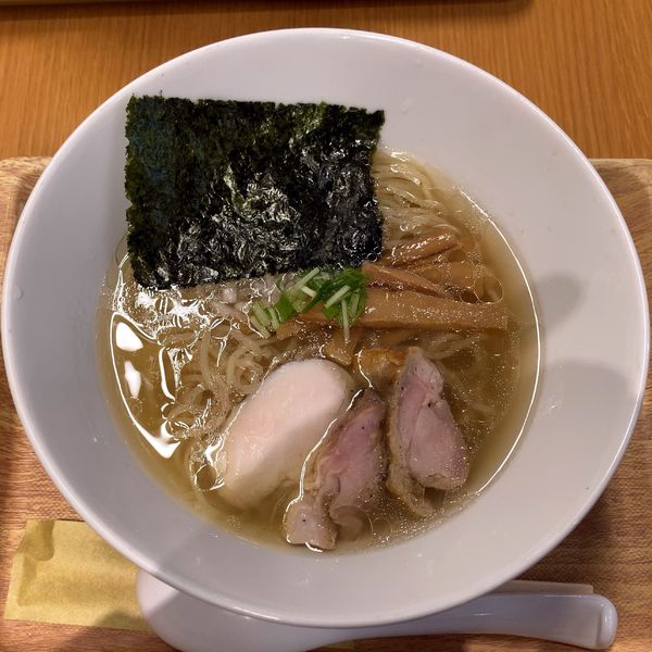 「鶏そば 塩（780円）」@新橋 纏 京王高幡SC店の写真