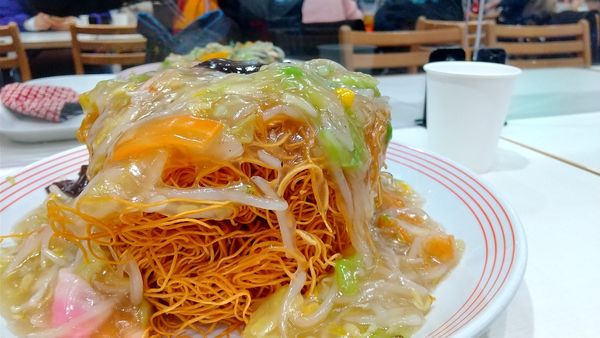 「#長崎皿うどん #麺2倍 #780円」@長崎ちゃんぽん リンガーハット イトーヨーカドー大森店の写真