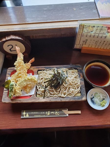 「天ざる（蕎麦）」@はつ花そば 本館 はつ花そば新館の写真